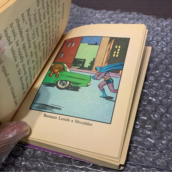 Vintage 1969 Batman Cheetah Caper Big lil Book Hardcover Authorized Edition Rare - Picture 5 of 6